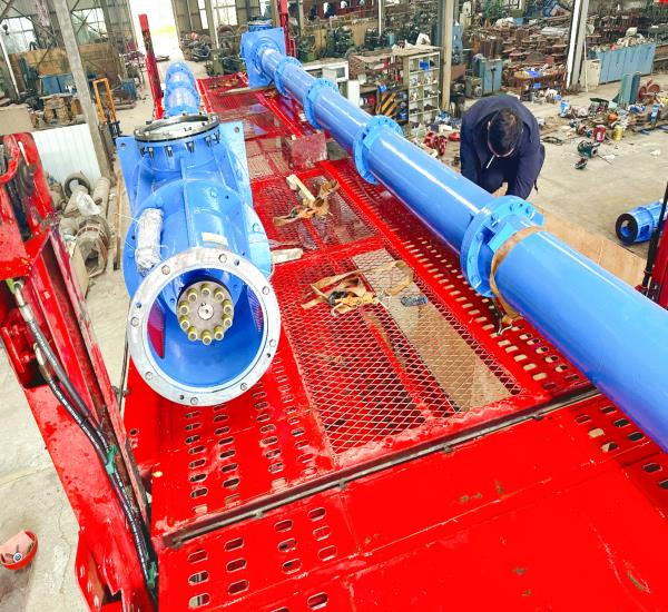 Vertical turbine pump loading Vertical turbine pump loading